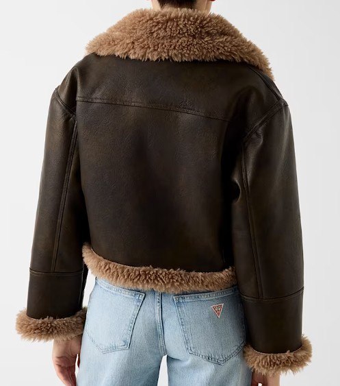 LORA FLEURIE LEATHER  STREET JACKE