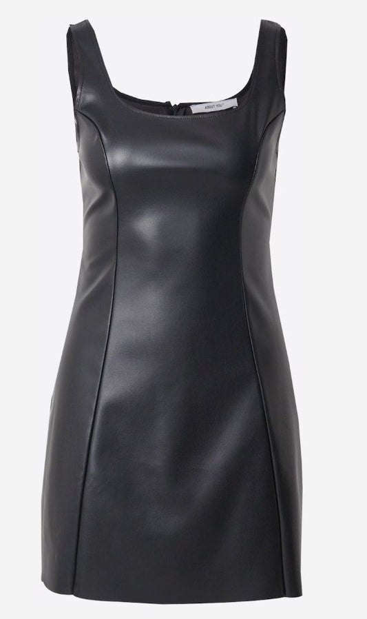 LORA STREETWEAR LEATHER KLEID