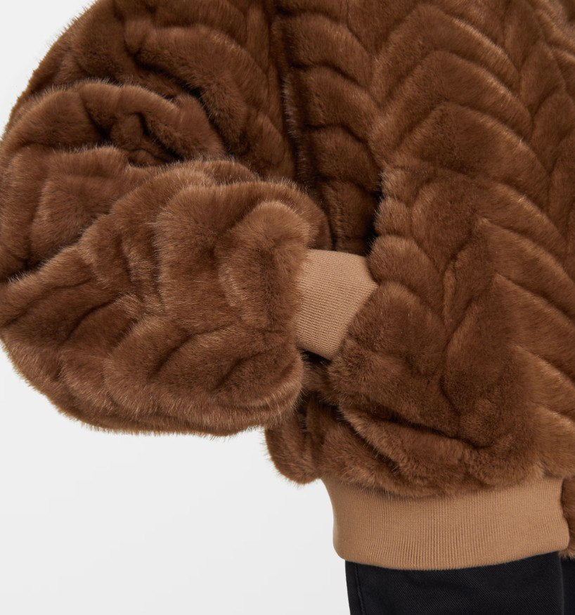 LORA HONEY BEAR PUFFER JACKE