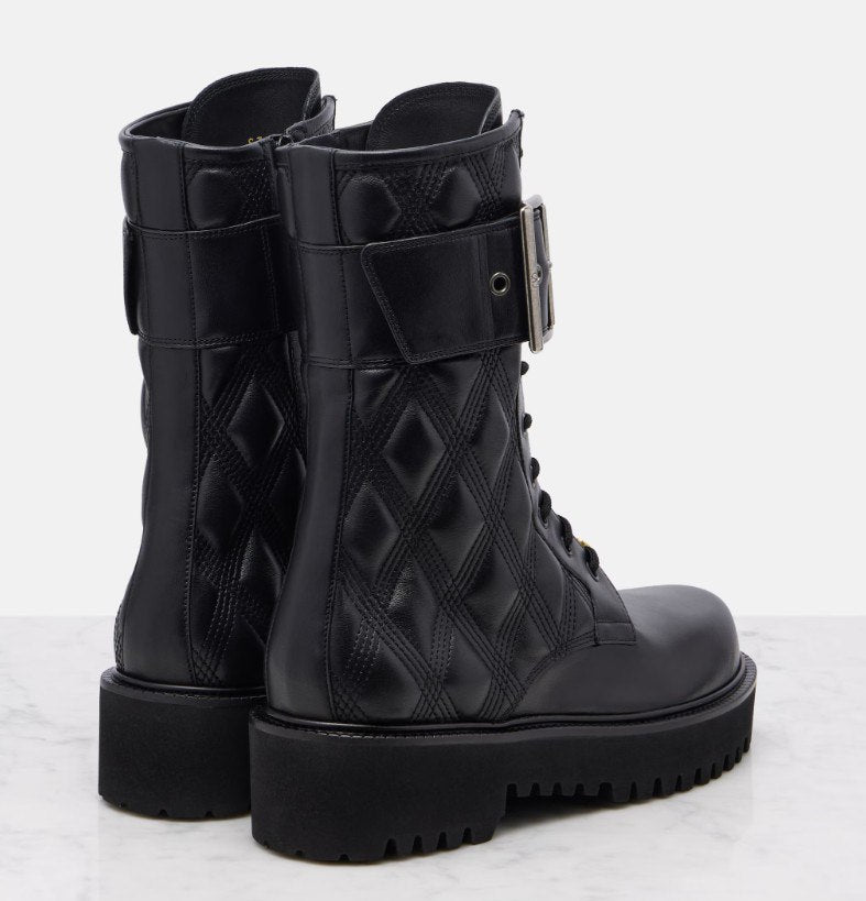 LORA V FROST LEATHER BOOTS