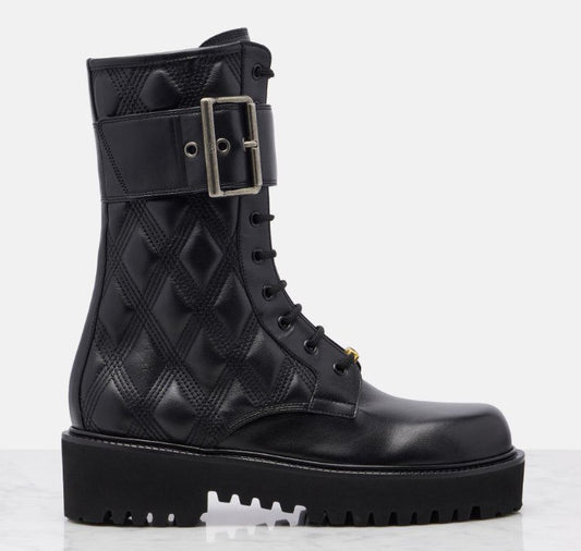 LORA V FROST LEATHER BOOTS