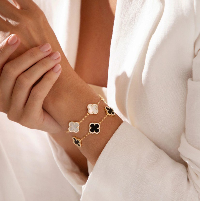 LORA CLOVER ARMBÄNDER DUO SET